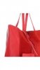 Bőr táska shopper bag Vittoria Gotti piros V602